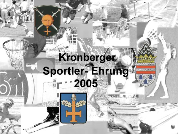 Plakatentwurf Sportler-Ehrung 2005 (www.club-pac.de)